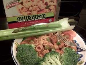 Nutrisystem, Chicken Pasta Parmesan W/ Extra Veggies