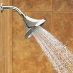 Shower head after a workout