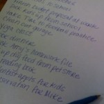 exercise to do list
